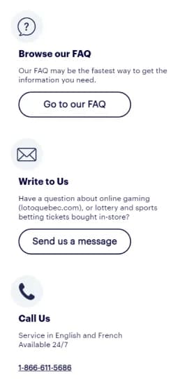 Casino Lac Leamy Support